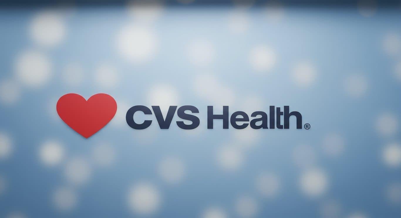 CVS Health logo against a blurred background.