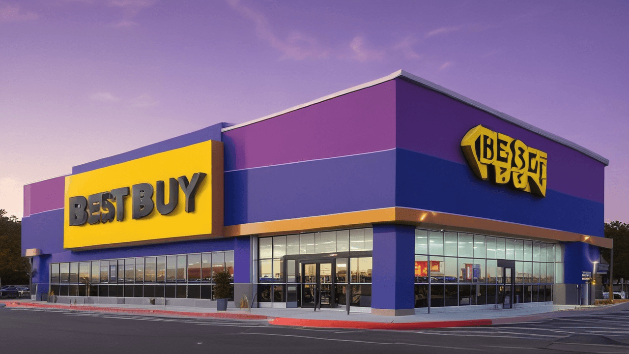 Best Buy store at dusk: An analysis of Best Buy's retail strategy, Q4 earnings, digital transformation, dividend, competitive landscape, and future outlook.