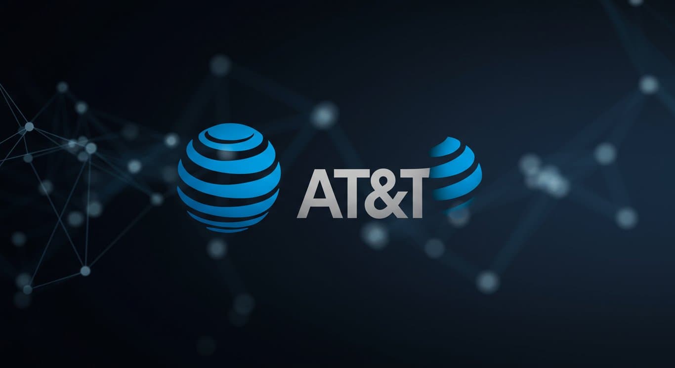 AT&T logo, symbolizing connectivity and reliability.