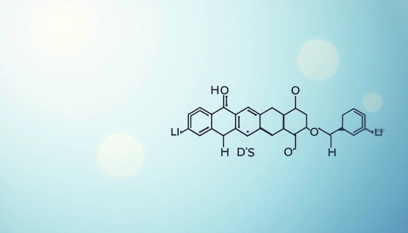 Chemical compound structure representing Eastman Chemical's innovation.