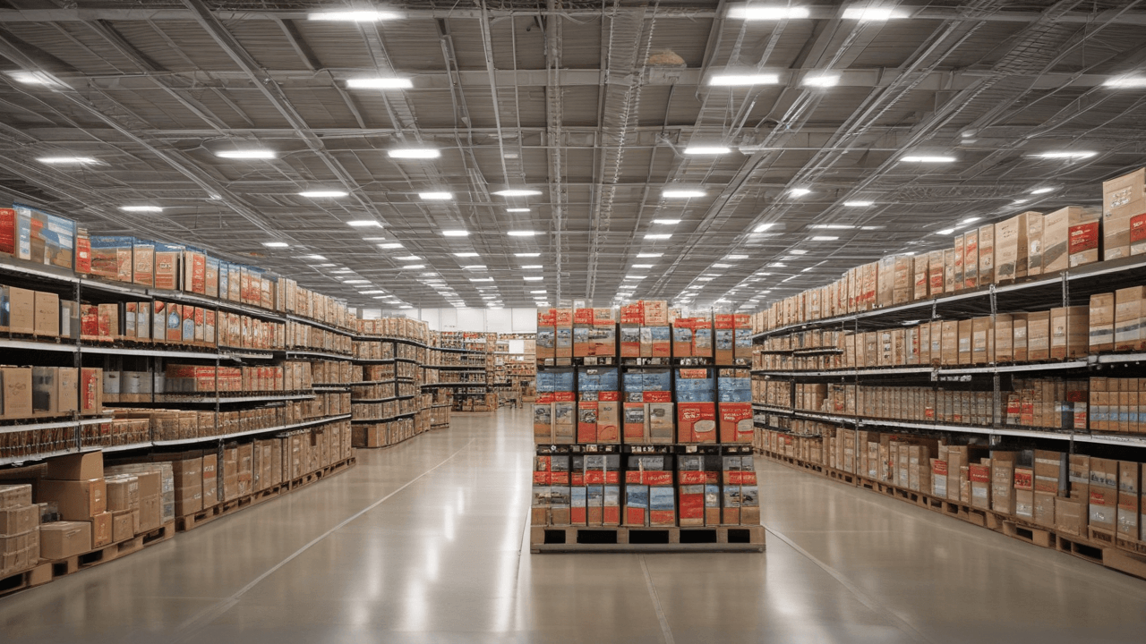 Costco warehouse interior: Navigating market volatility and retail trends. Discover Costco's resilience, membership loyalty, and strategic expansion.