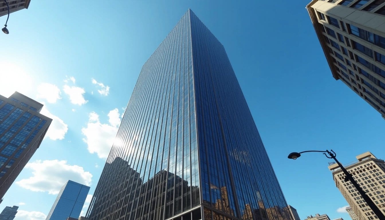 The Goldman Sachs headquarters building in New York City.