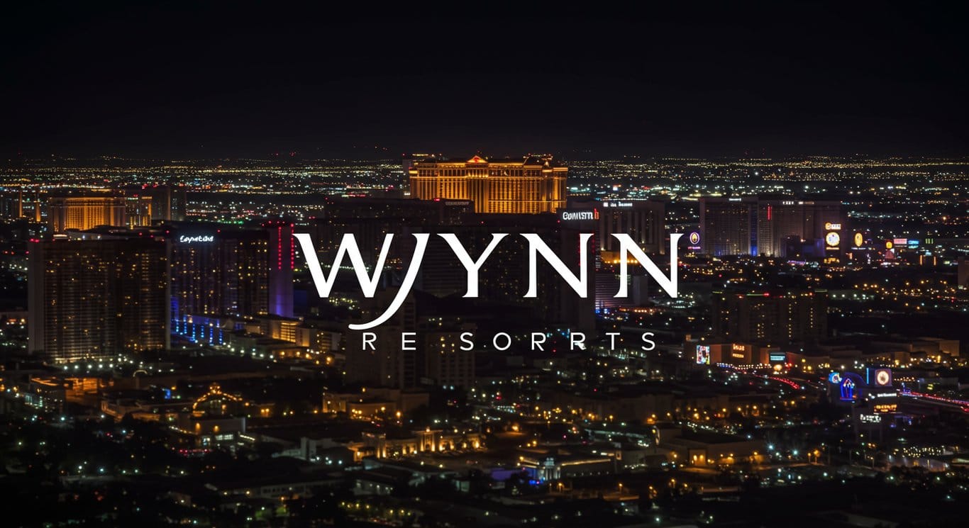 Wynn Resorts logo with the Las Vegas Strip in the background.