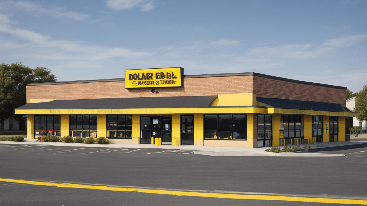 Dollar General store in a rural setting, highlighting expansion and value in the retail landscape. Key metrics and analysis included.